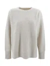 P.a.r.o.s.h Knitwear With Soft Texture And Raglan Sleeves In White