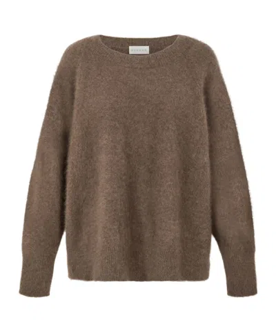 P.a.r.o.s.h Crew Neck Sweater In Brown