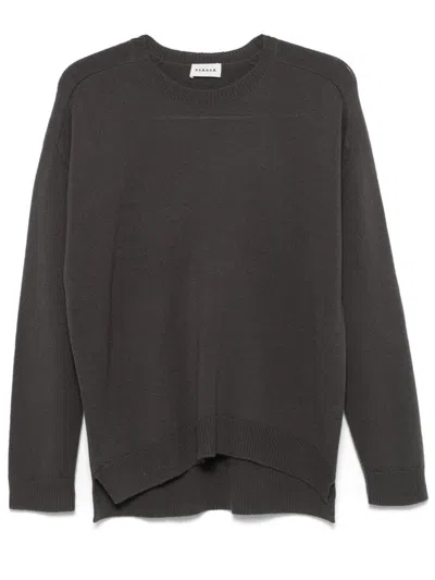P.a.r.o.s.h Crew-neck Sweater In Grey