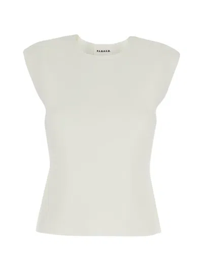 P.a.r.o.s.h Crew-neck T-shirt In White