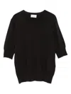 P.a.r.o.s.h Crew-neck Top In Black