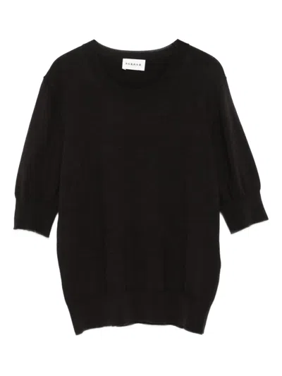 P.a.r.o.s.h Crew-neck Top In Black