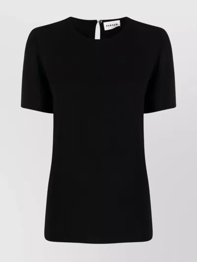 P.A.R.O.S.H CREW NECK TOP KEYHOLE DETAIL