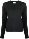 P.a.r.o.s.h Crew-neck Wool-blend Jumper In Grau