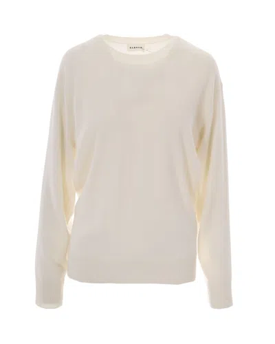 P.a.r.o.s.h Parosh Crewneck Knit Sweater In Panna