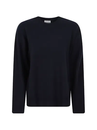 P.a.r.o.s.h Crew-neck Long-sleeve Sweater In Blue