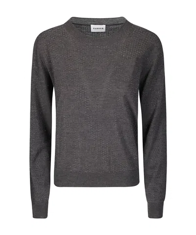 P.a.r.o.s.h Crew-neck Long-sleeve Sweater In Brown