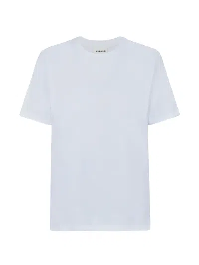P.a.r.o.s.h Crew-neck Short-sleeve T-shirt In White