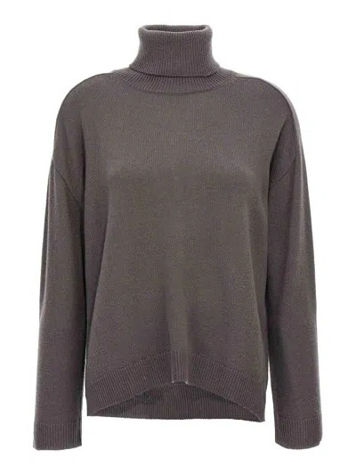 P.a.r.o.s.h Crewneck Sweater In Gray