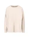 P.a.r.o.s.h Crewneck Sweater In White