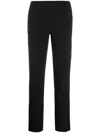 P.a.r.o.s.h Cropped Elasticated Leggings In Black