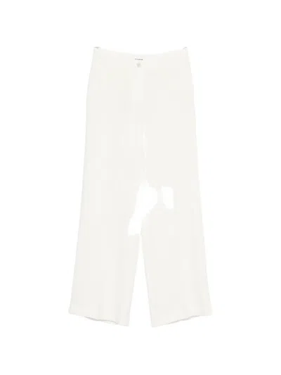 P.a.r.o.s.h Cropped Trousers In White