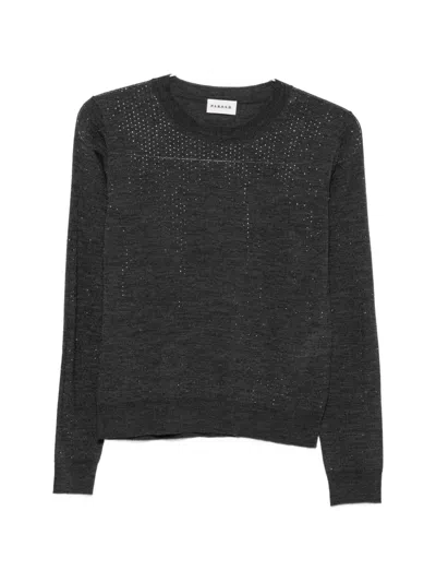 P.a.r.o.s.h Crystal-embellished Sweater In Gray