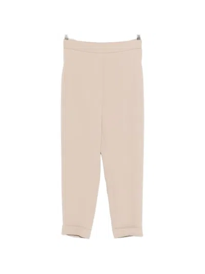P.a.r.o.s.h Cuffed-hem Trousers In Neutral