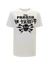 P.A.R.O.S.H PAROSH CULMINE WHITE COTTON T-SHIRT