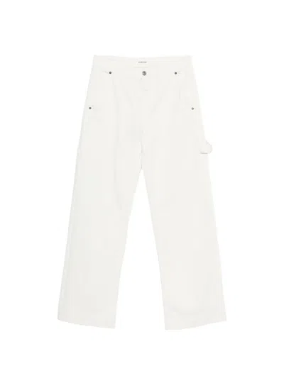 P.a.r.o.s.h Cuoricini Five-pocket Jeans In White