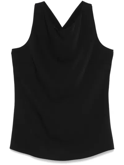 P.a.r.o.s.h Cut Out-detail Top In Black