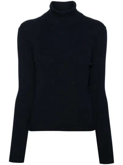 P.a.r.o.s.h Eck Wool Jumper In Blue