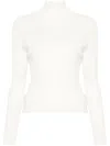 P.a.r.o.s.h Cut-our Roll-neck Jumper In Neutrals