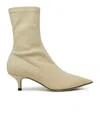 P.a.r.o.s.h Parosh D060122 Slayshoe Beige Eco Leather Strech Boots In Neutral