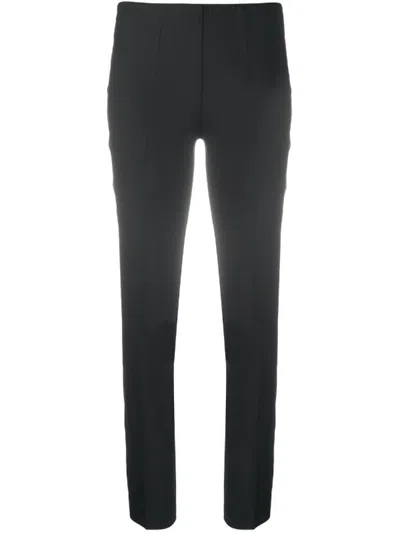 P.A.R.O.S.H DARK BLUE TAPERED LEG TROUSERS