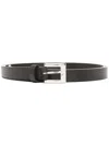P.a.r.o.s.h Textured Leather Adjustable Belt