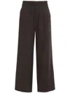 P.a.r.o.s.h Pressed-crease Straight Trousers In Dark Brown