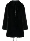 P.a.r.o.s.h Hooded Faux-fur Coat
