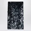 P.a.r.o.s.h . Dark Midi Skirt With Micro Sequins