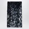 P.a.r.o.s.h . Dark Midi Skirt With Micro Sequins