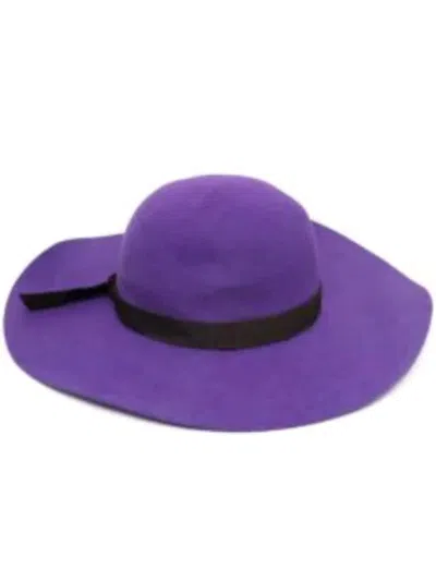 P.A.R.O.S.H DARK PURPLE VIOLA SUN HAT