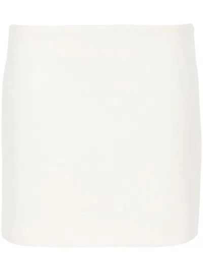 P.a.r.o.s.h Dart-detail Mini Skirt In White