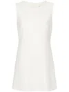 P.a.r.o.s.h Dart-detail Sleeveless Dress In White