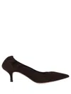 P.a.r.o.s.h Pointed-toe Kitten-heel Pumps In Brown