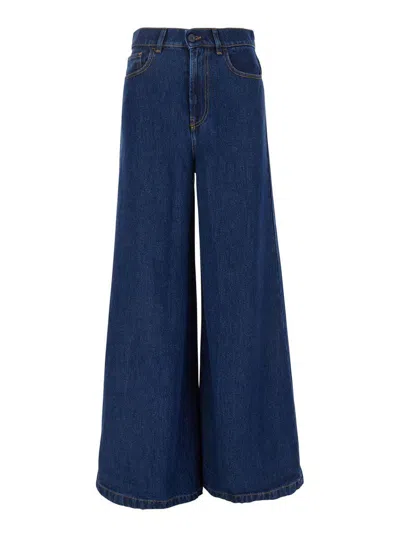 P.A.R.O.S.H P.A.R.O.S.H. DENIM WIDE-LEG JEANS