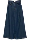 P.a.r.o.s.h Parosh Denim Wide Leg Jeans In Blue