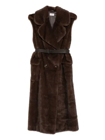 P.A.R.O.S.H DOUBLE-BREASTED BELTED VEST
