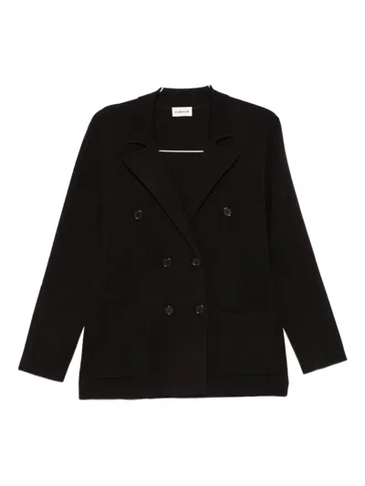 P.a.r.o.s.h Double-breasted Blazer In Black