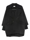 P.a.r.o.s.h Doppelreihiger Blazer In Black