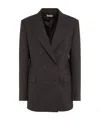 P.a.r.o.s.h Double-breasted Blazer In Black