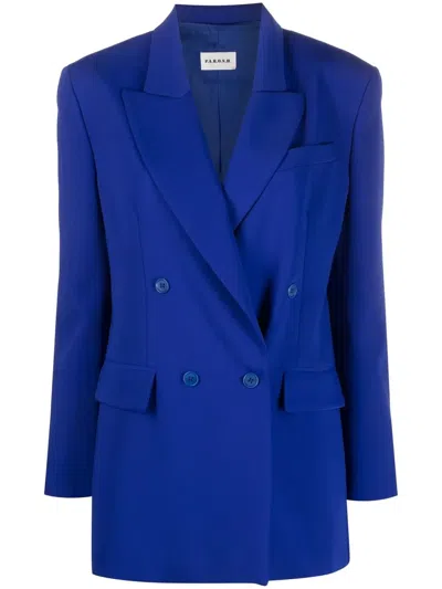 P.a.r.o.s.h Double-breasted Blazer In Blau