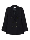 P.a.r.o.s.h Double-breasted Blazer In Blue