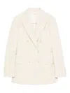 P.a.r.o.s.h Doppelreihiger Blazer In Neutral