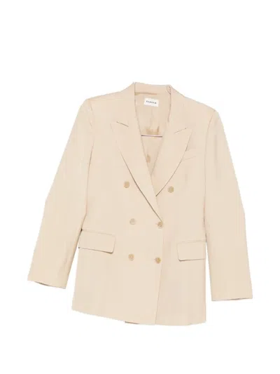 P.a.r.o.s.h Double-breasted Blazer In Brown