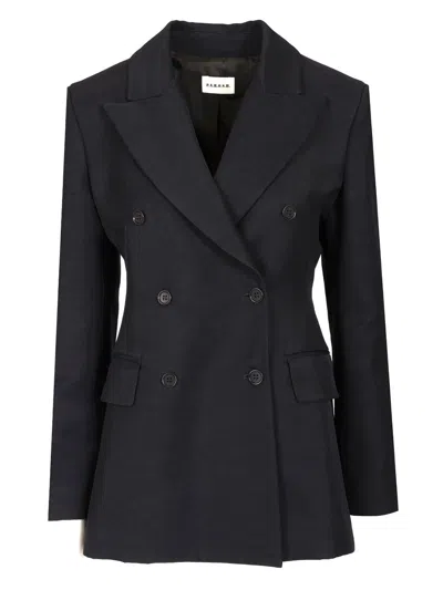 P.a.r.o.s.h Double-breasted Blazer Jackets Blue