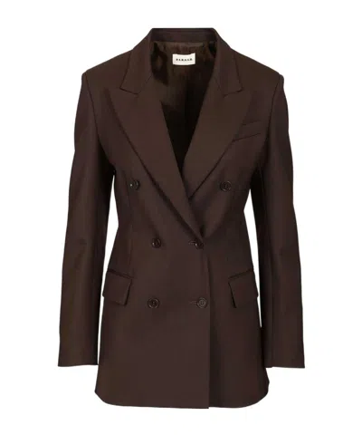 P.A.R.O.S.H DOUBLE-BREASTED BLAZER JACKETS