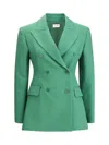P.a.r.o.s.h Single-breasted Tailored Blazer In Verde Smeraldo