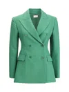 P.a.r.o.s.h Single-breasted Tailored Blazer In Verde Smeraldo