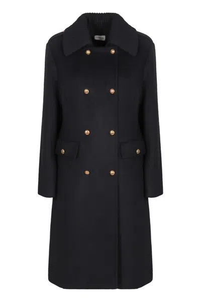 P.A.R.O.S.H DOUBLE-BREASTED COAT IN WOOL