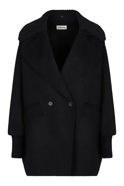 P.A.R.O.S.H DOUBLE-BREASTED COAT IN WOOL